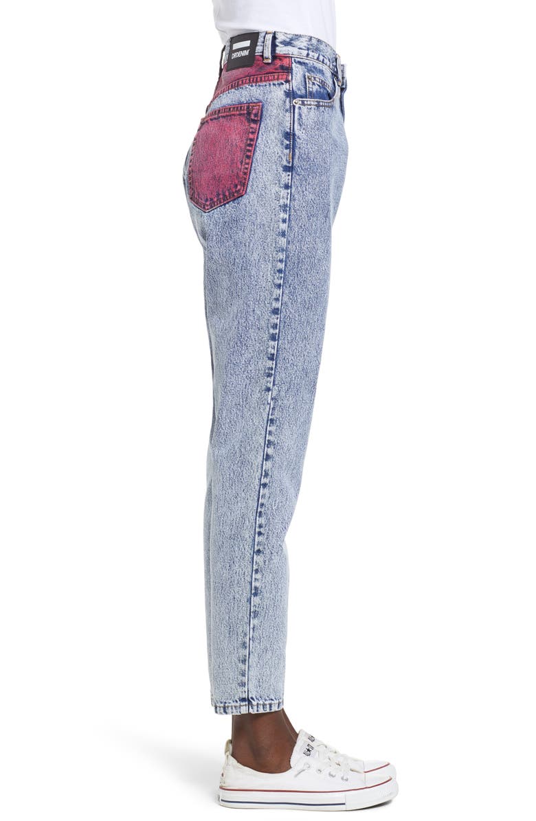 Dr. Denim Supply Co. Nora Contrast Pocket Acid Wash Jeans, Alternate, color,
