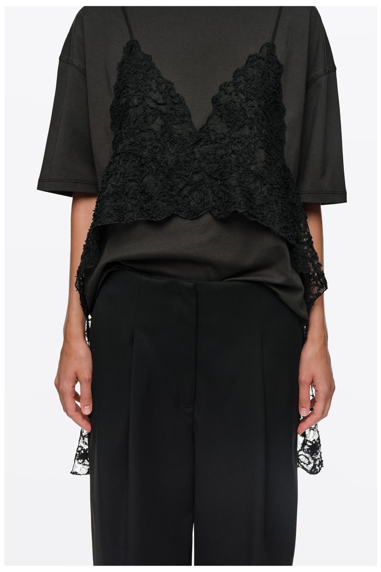 Long Darted Trousers, Alternate, color, BLACK