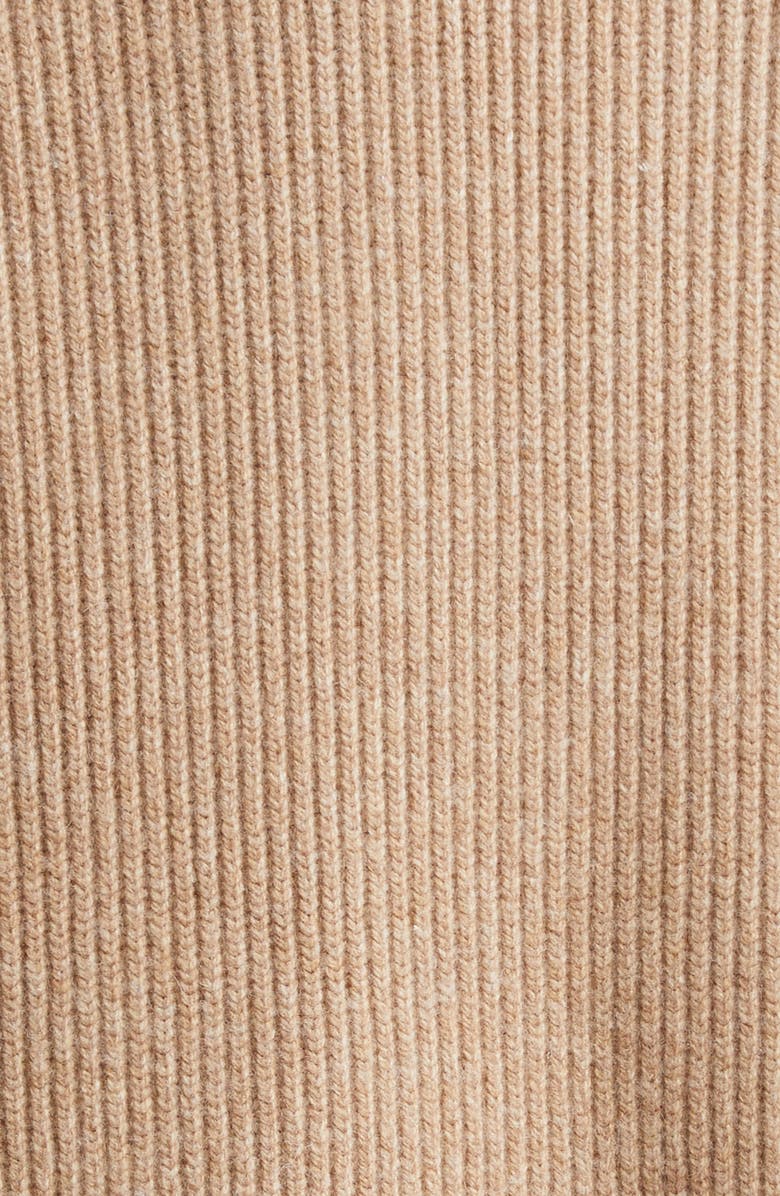 TOTEME Wool Blend Rib Cardigan Coat, Alternate, color,