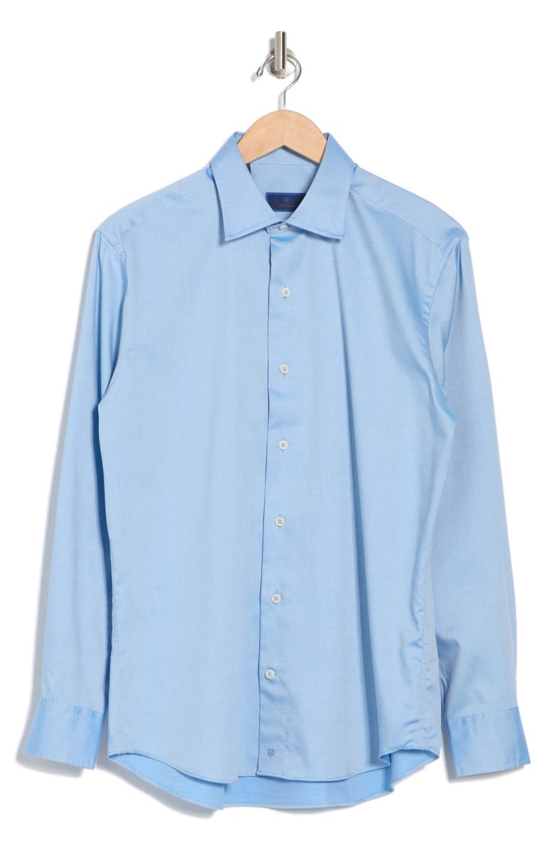 David Donahue Dobby Sport Shirt, Alternate, color, 