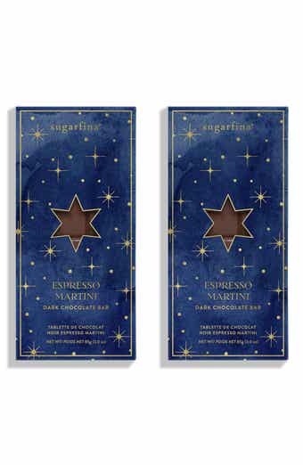 Set of 2 Hanukkah Espresso Martini Dark Chocolate Bars