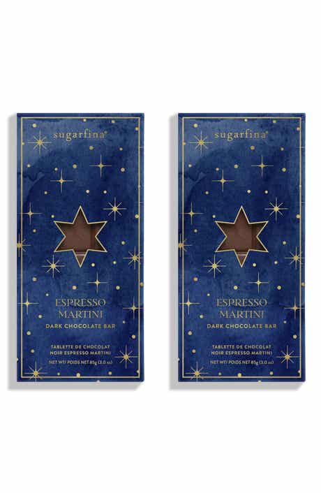 Set of 2 Hanukkah Espresso Martini Dark Chocolate Bars