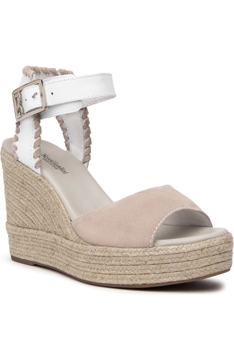 NeroGiardini Wedge Espadrille Sandal, Main, color,