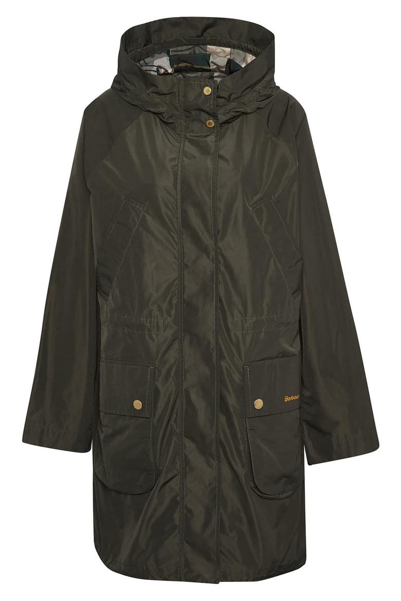 Una Showerproof Water Resistant Hooded Raincoat (Women) | Nordstrom