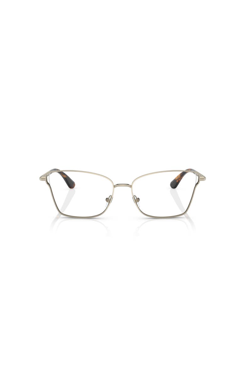 53mm Rectangle optical glasses, Alternate, color, Gold