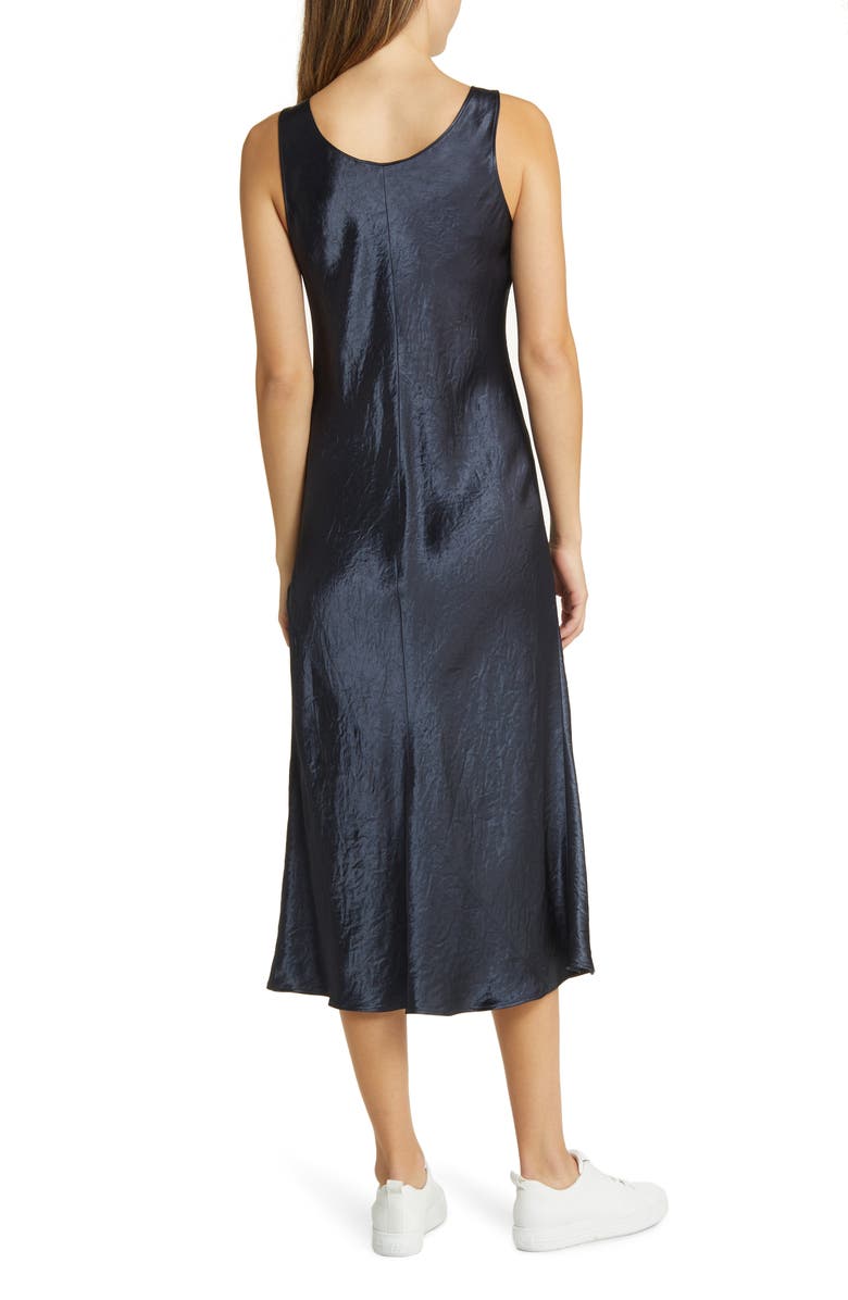Max Mara Leisure Talete Textured Satin Midi Dress, Alternate, color, 