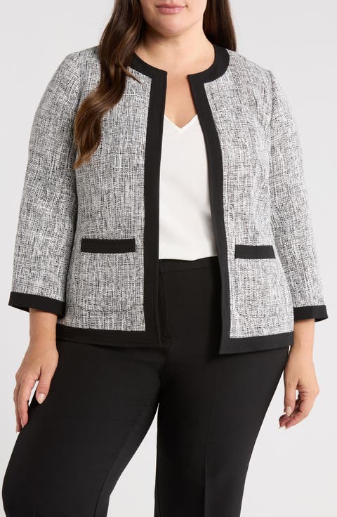 Framed Patch Pocket Jacket (Plus)