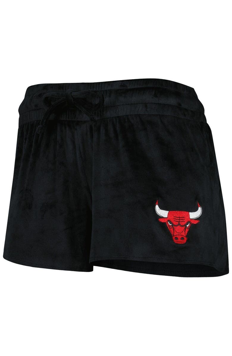 CONCEPTS SPORT Women's Concepts Sport Black Chicago Bulls Intermission T-Shirt & Shorts Sleep Set, Alternate, color, Black