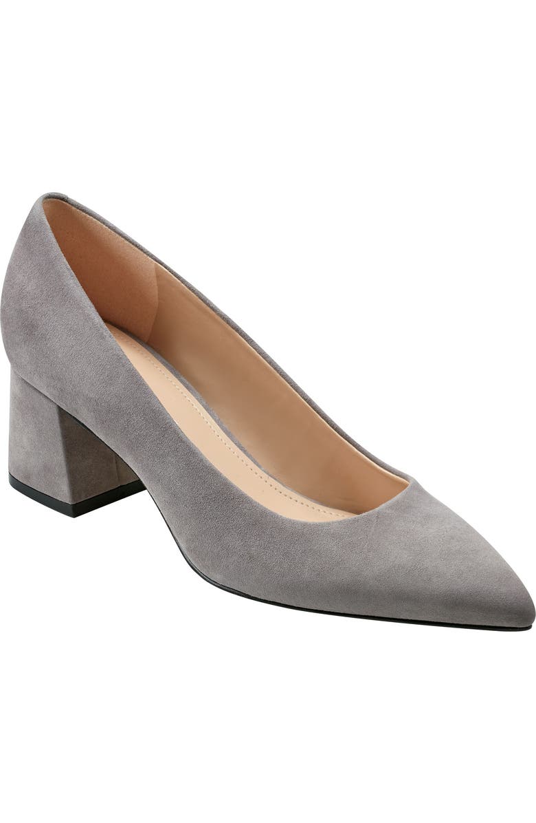 Marc Fisher LTD Lewisa Pointed Toe Pump, Main, color, Dark Grey