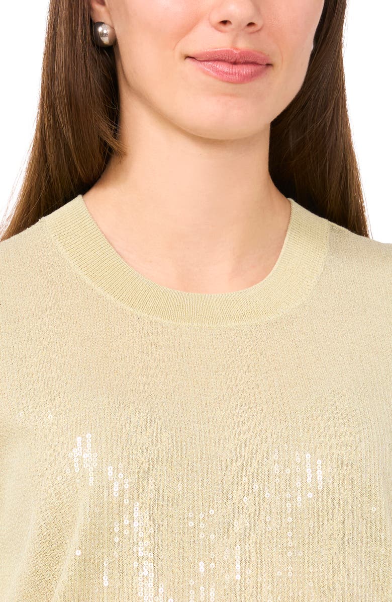 Halogen<sup>®</sup> Sequin Sweater, Alternate, color, Soft Sage