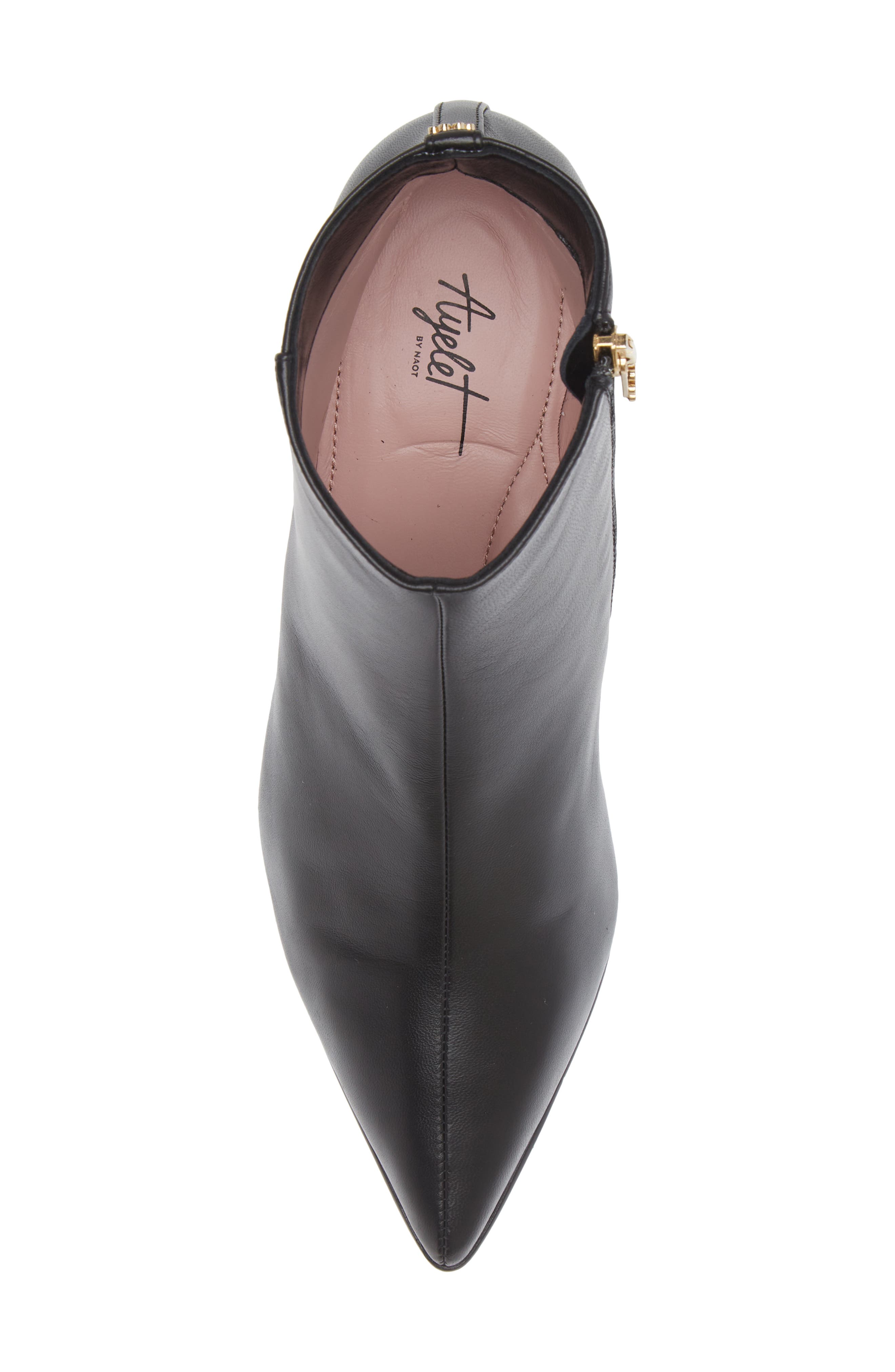 Naot Robin Bootie, Alternate, color, Black Nappa Leather