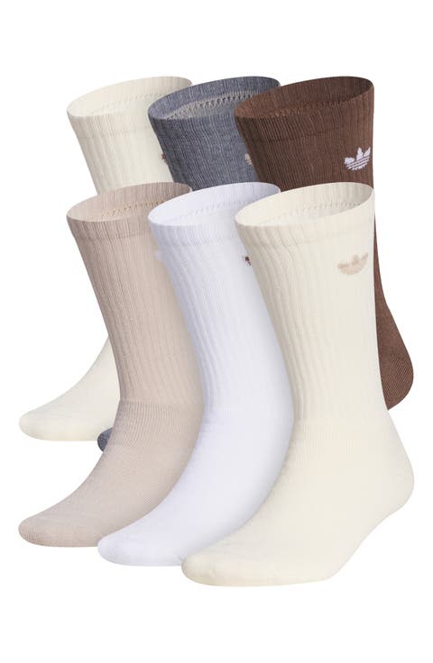 Assorted 6-Pack Trefoil 2.0 Crew Socks