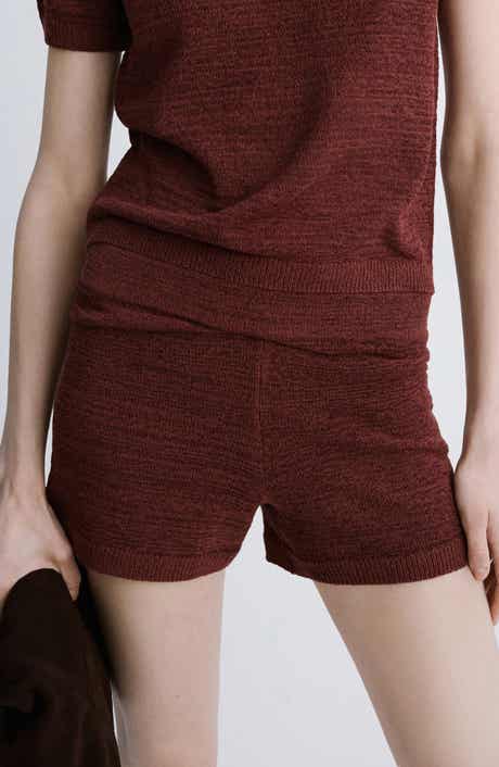 Fitted Knit Shorts