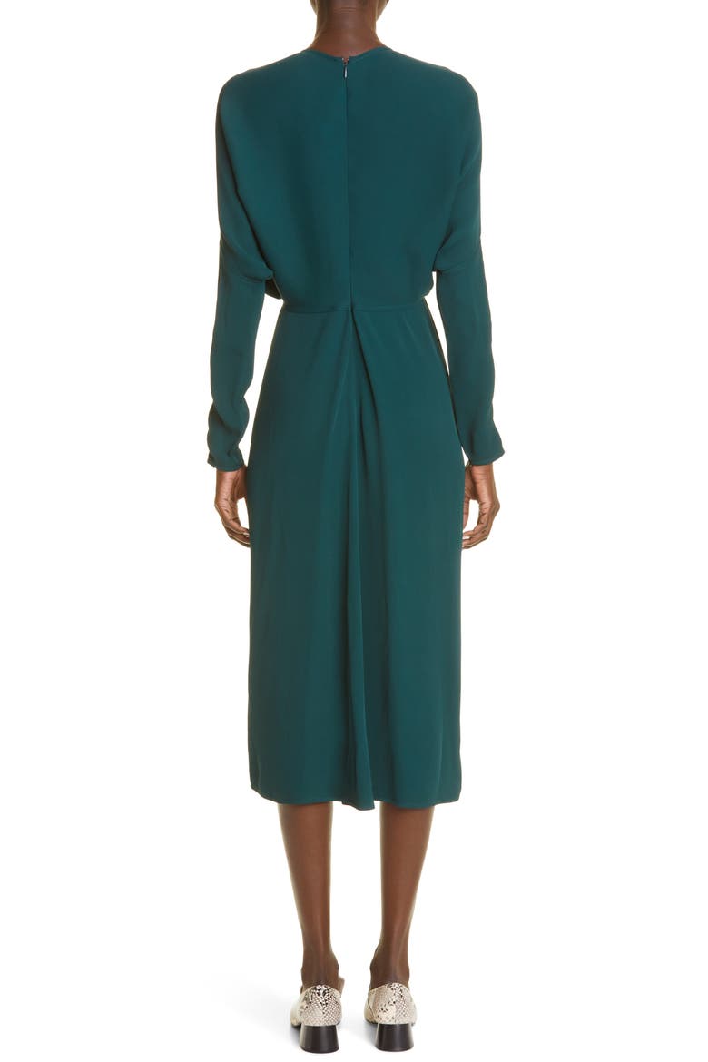 Dolman Long Sleeve Midi Dress, Alternate, color, MARINE