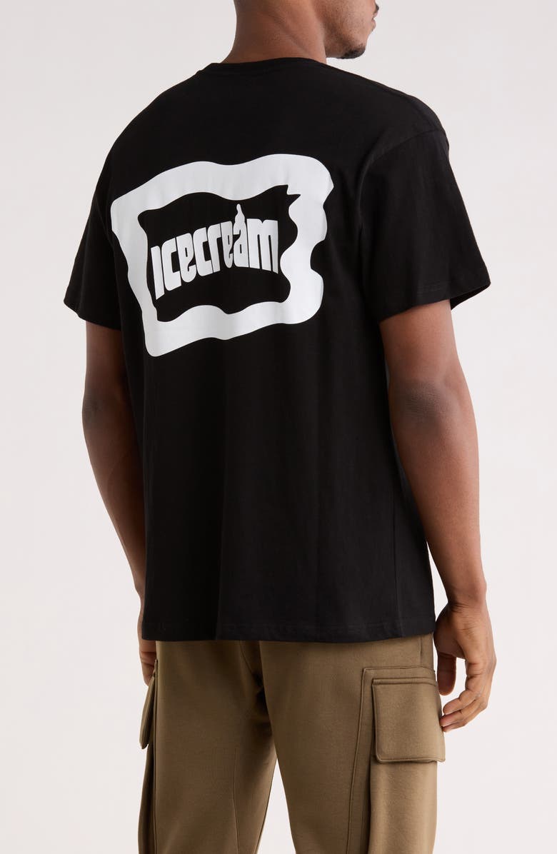 ICECREAM Checkers Graphic T-Shirt, Alternate, color, Black