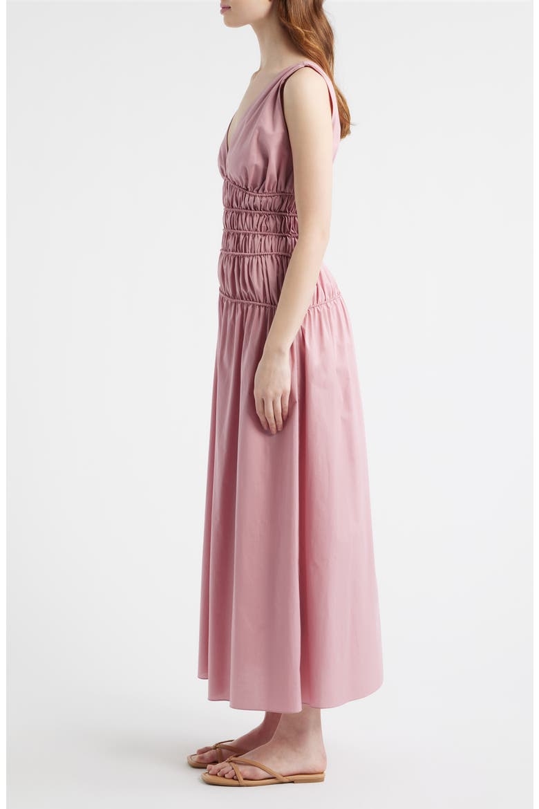 Saja Braid Detail Cotton Maxi Dress, Alternate, color, DUSK