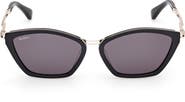 Max Mara Miller 54mm Round Sunglasses