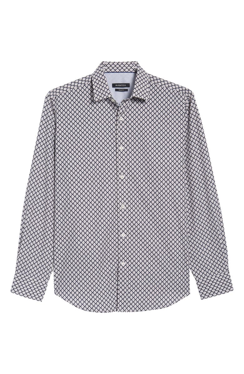 Bugatchi Classic Fit Woven Sport Shirt, Alternate, color, 