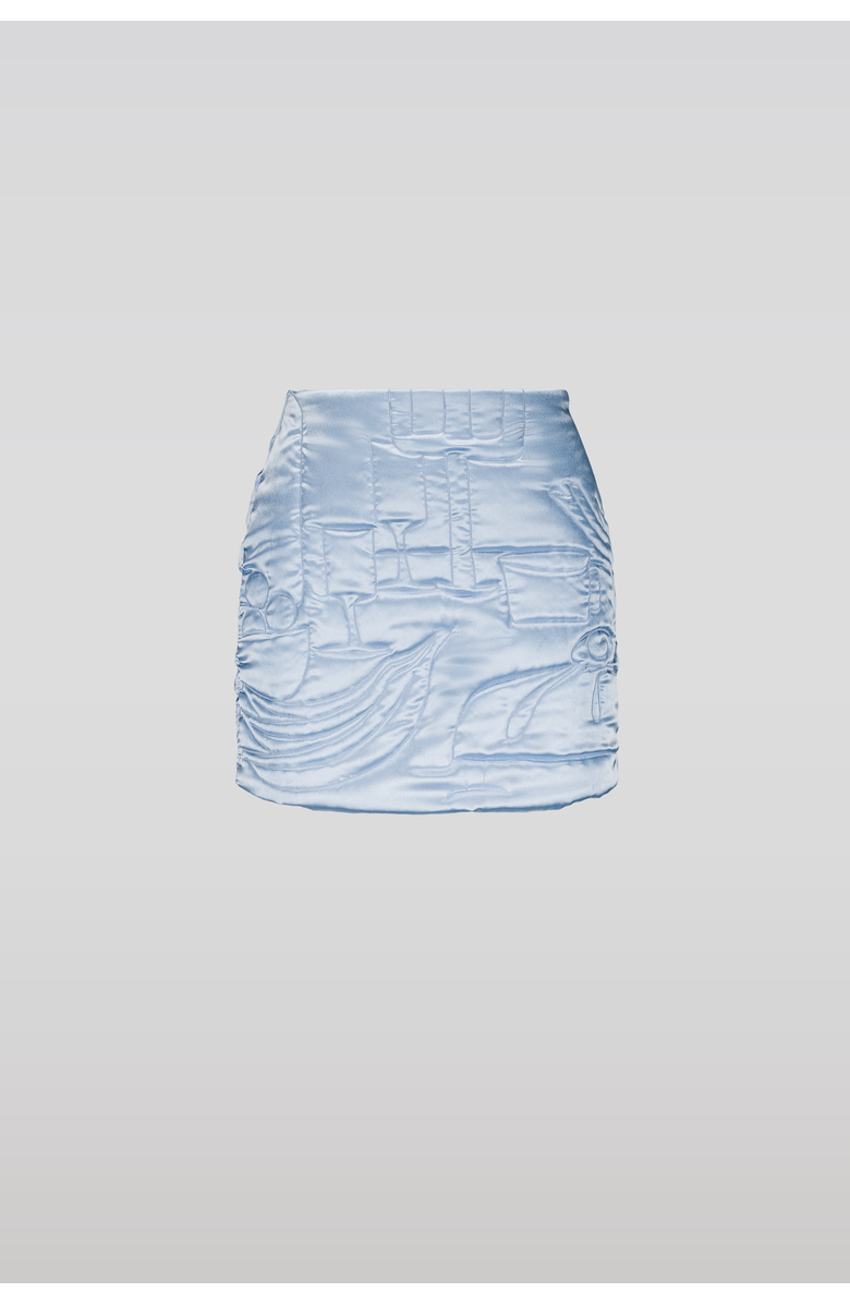 SAEMDI Padded Embroidery Skirt, Main, color, Baby Blue