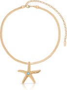 Ettika Mermaid Cove Starfish Pendant Necklace
