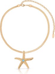 Ettika Mermaid Cove Starfish Pendant Necklace