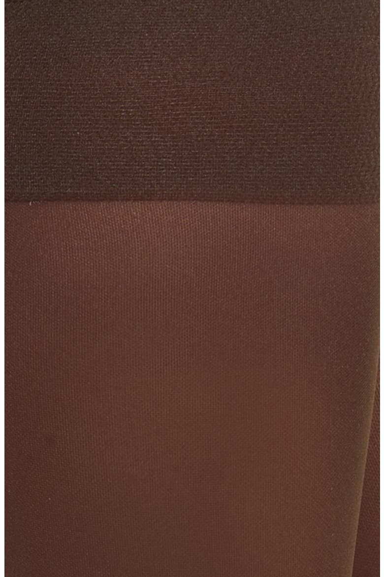 Sheer Compression Knee High Socks, Alternate, color, CACAO