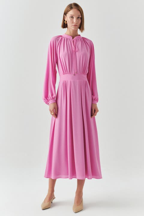 Kairi Chiffon Midi Dress