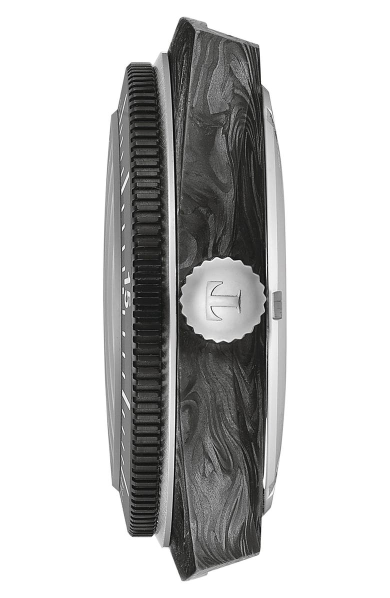 Tissot Sideral S Powermatic 80 Rubber Strap Watch, 41mm, Alternate, color,