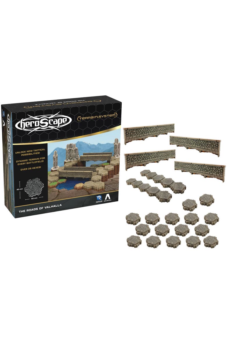 Heroscape Roads of Valhalla Terrain Expansion, Alternate, color, Multicolored