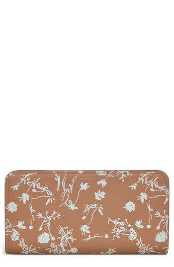 Radley Blooming Lovely Zip Around Wallet In Brown