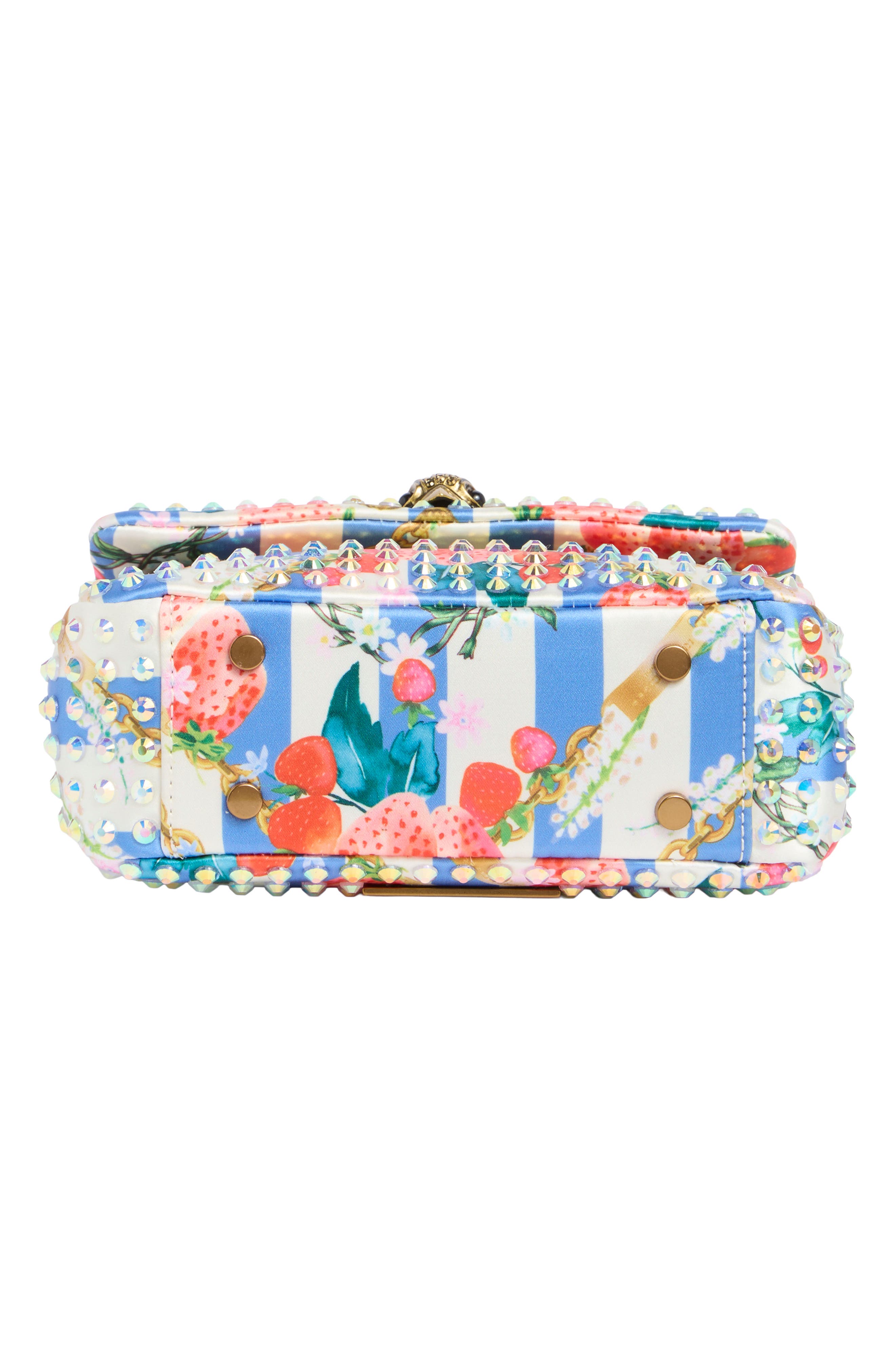 Mini Kensington Scarf Top Handle Bag, Alternate, color, WHITE/ OTH