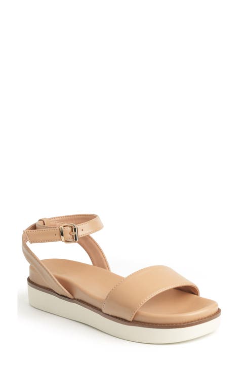 Charli Ankle Strap Platform Sandal (Women)