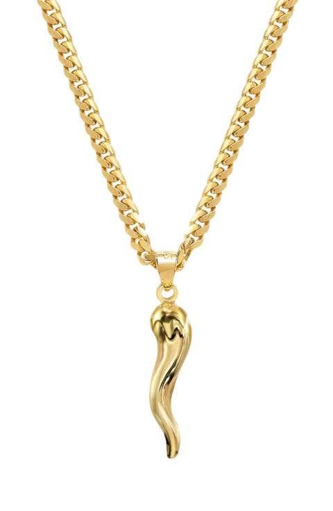Bella Cornicello Pendant Necklace