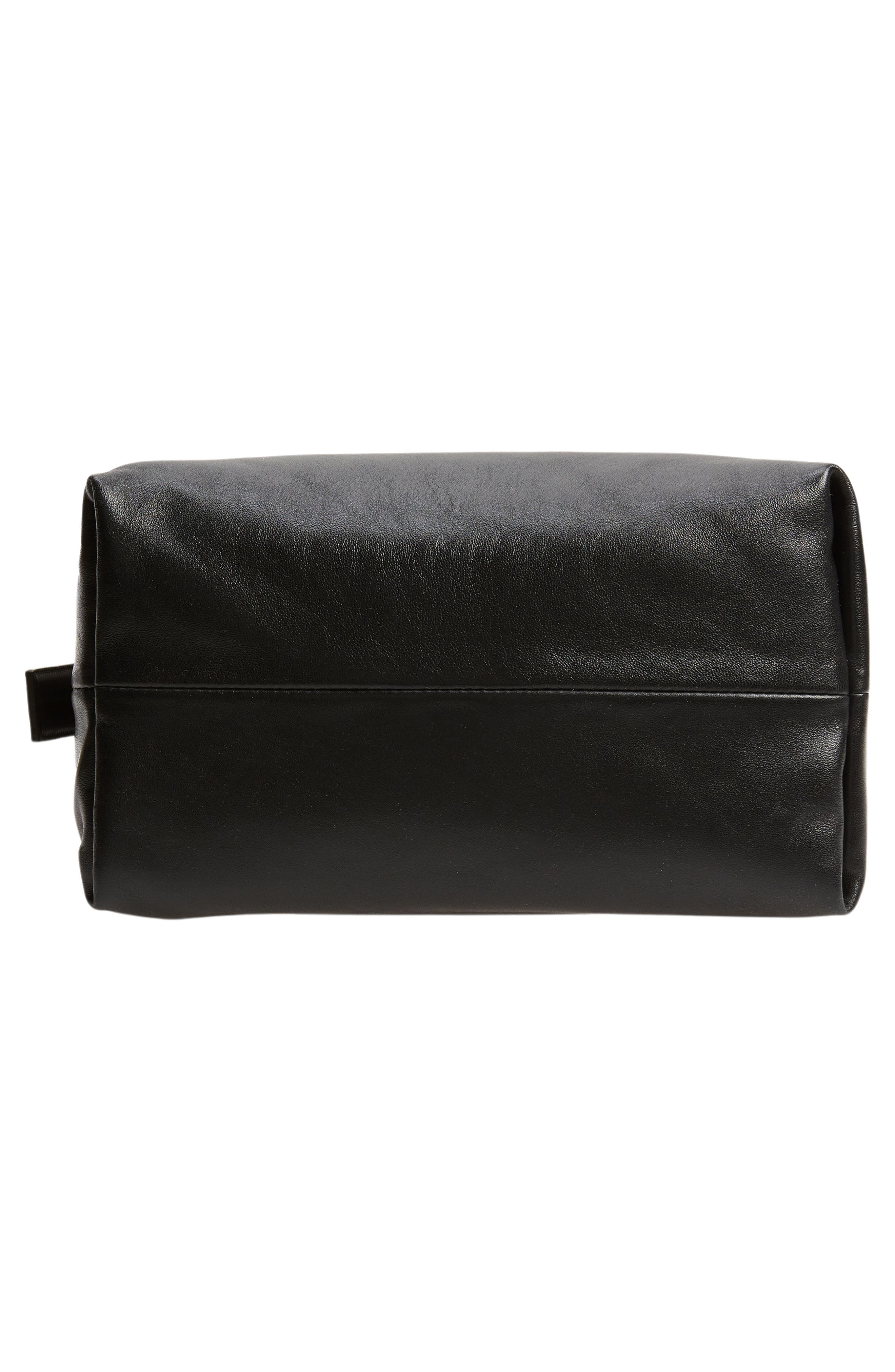 Off-White Medium Booster Leather Shoulder Bag, Alternate, color, 