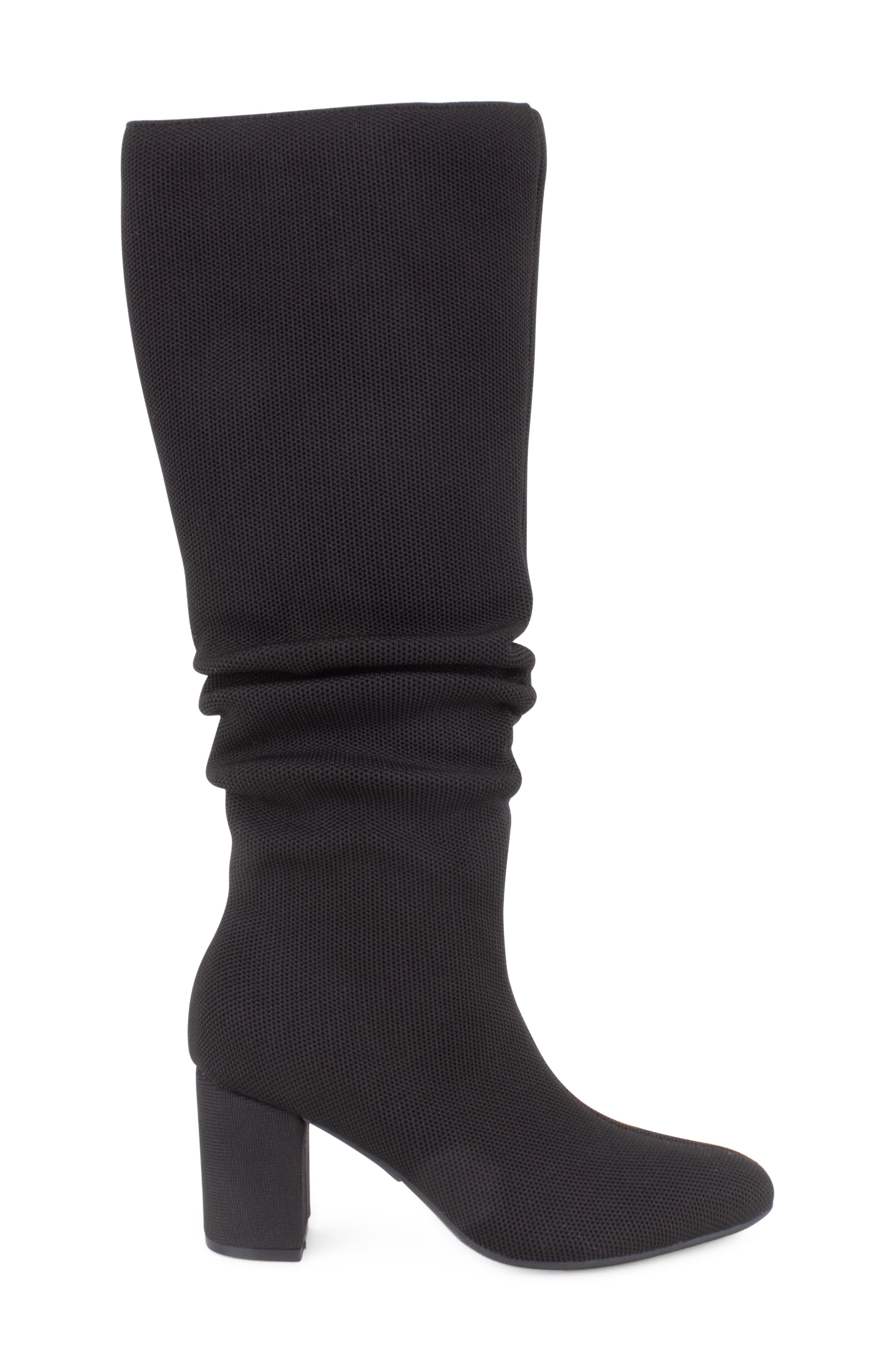 Snowdrop Knee High Boot, Alternate, color, BLACK
