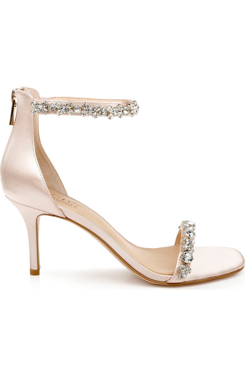 Jewel Badgley Mischka Dustyn Metallic Sandal, Alternate, color, Champagne