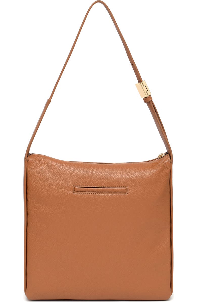 Thacker Dalia Pebbled Leather Crossbody Bag, Alternate, color, Cognac