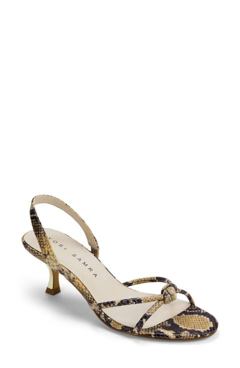 Kaia Slingback Kitten Heel Sandal (Women)