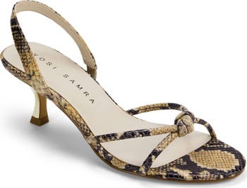 Kaia Slingback Kitten Heel Sandal