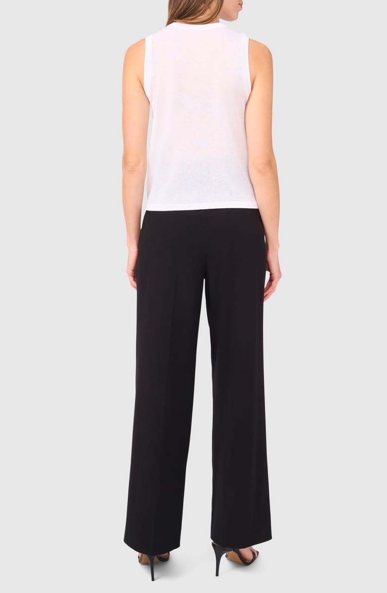 Halogen<sup>®</sup> Sequin Detail Sleeveless Sweater, Alternate, color, Bright White