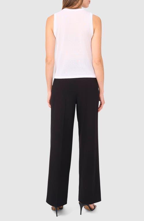 Halogenr Halogen(r) Sequin Detail Sleeveless Sweater In Bright White