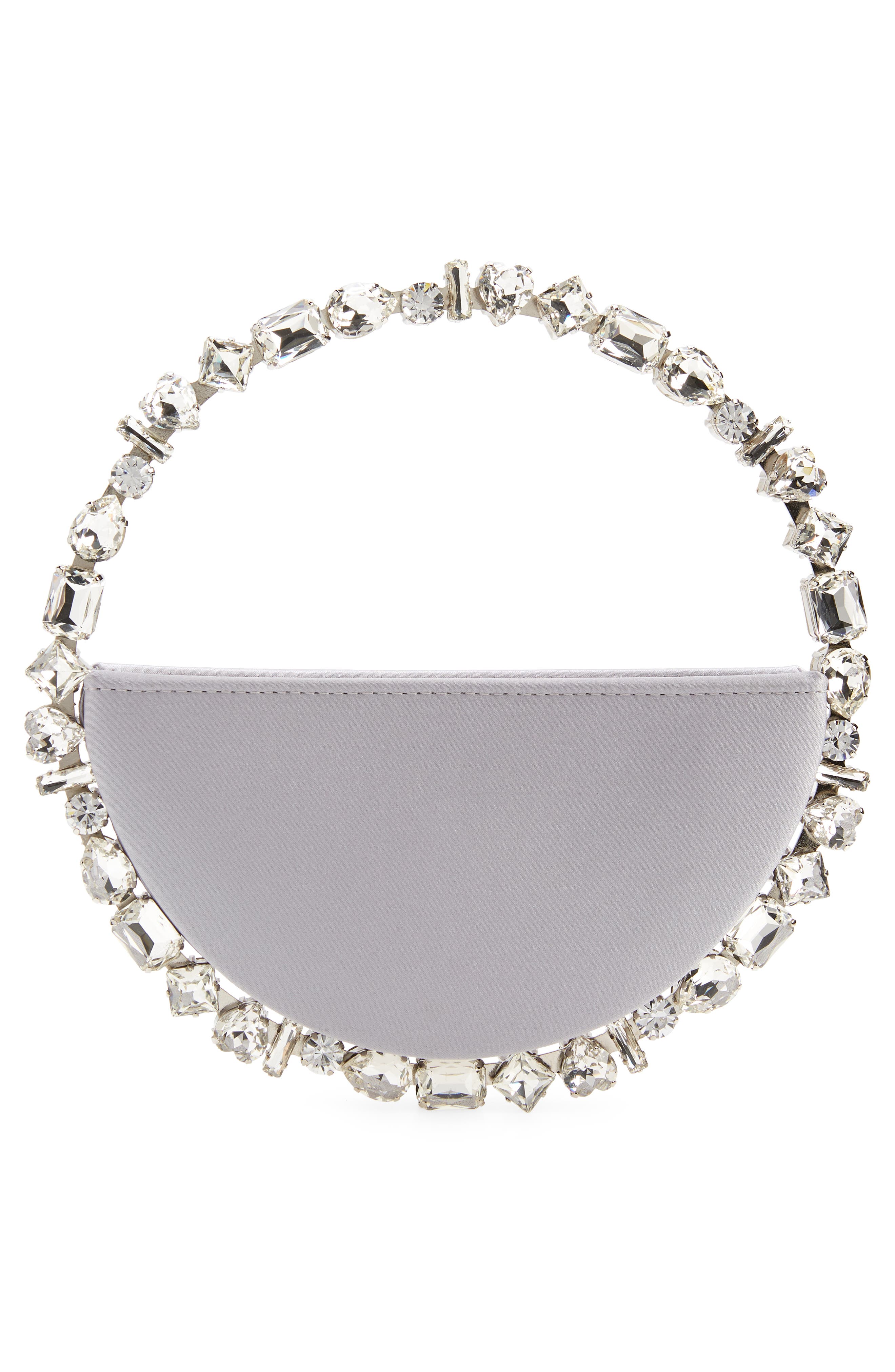 L’alingi Eternity Crystal Top Handle Bag, Alternate, color, Silver