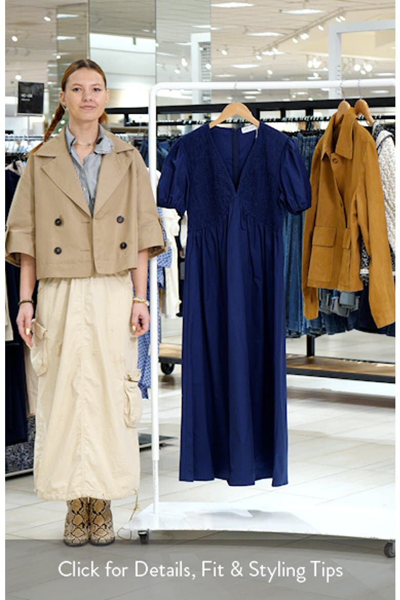 Ilyana Puff Sleeve Cotton Maxi Dress video