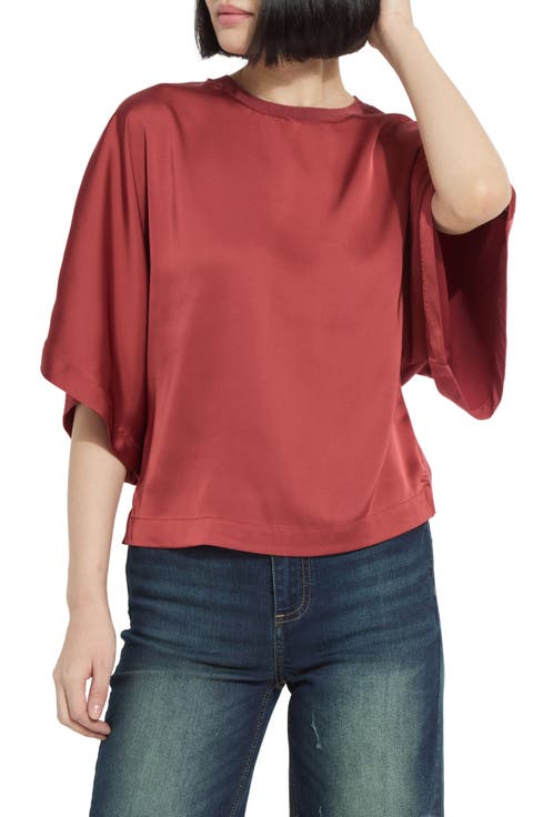Ginger Mixed Media Dolman Tee