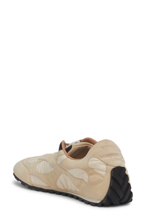 Bottega Veneta Orbit Lite Lace-up Suede And Nylon Sneakers
