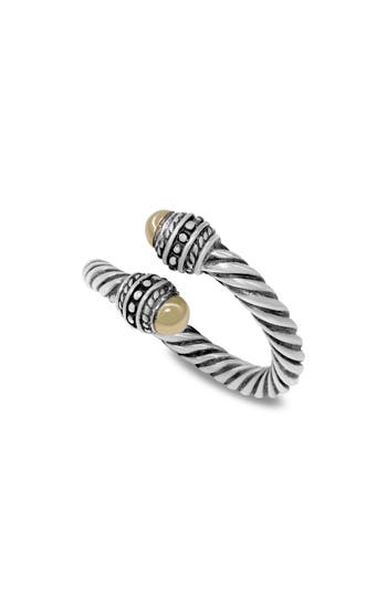 Samuel B. Twisted Cable Bypass Ring In Multi