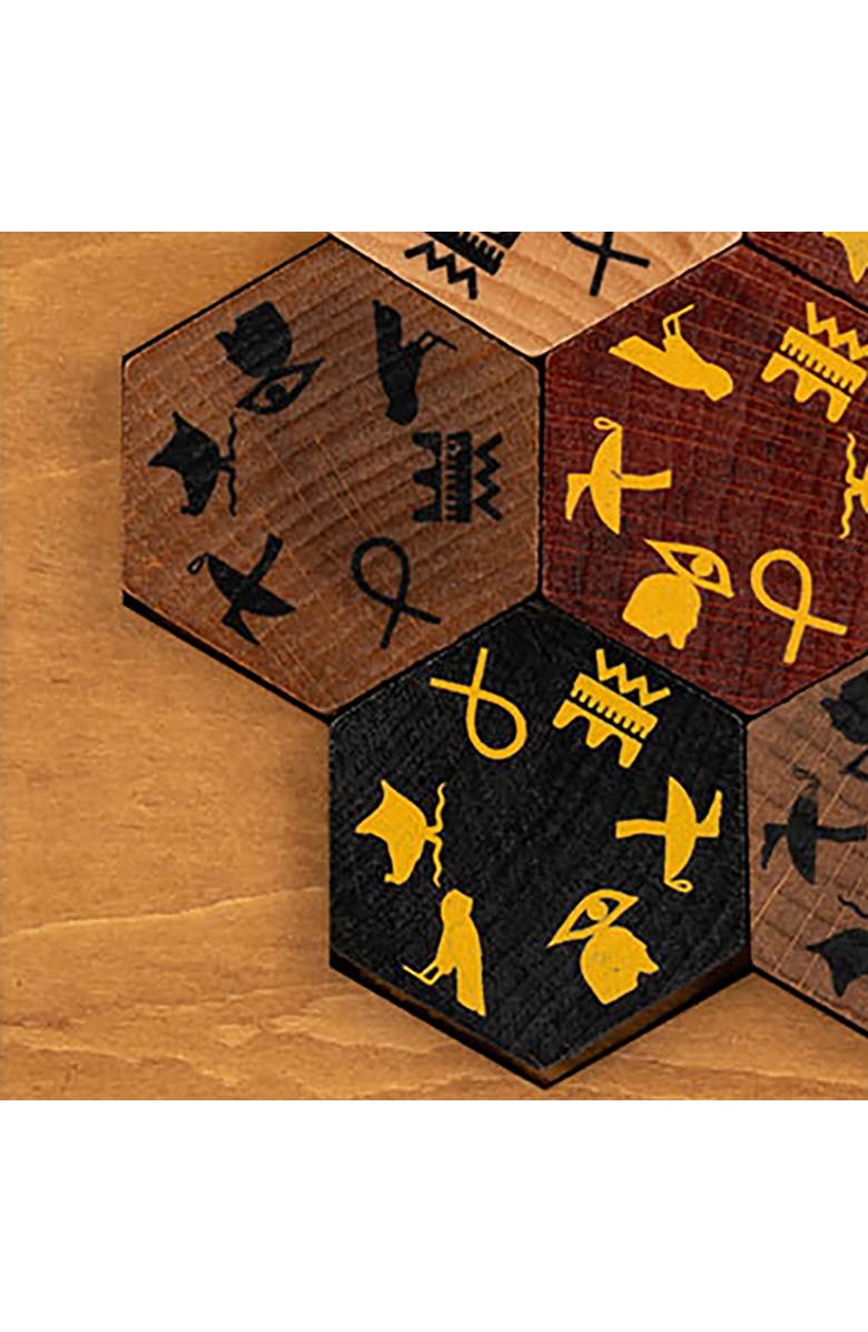 Professor Puzzle Egyptian Hieroglyph 3D Wooden Brainteaser Puzzle, Alternate, color, Multicolored