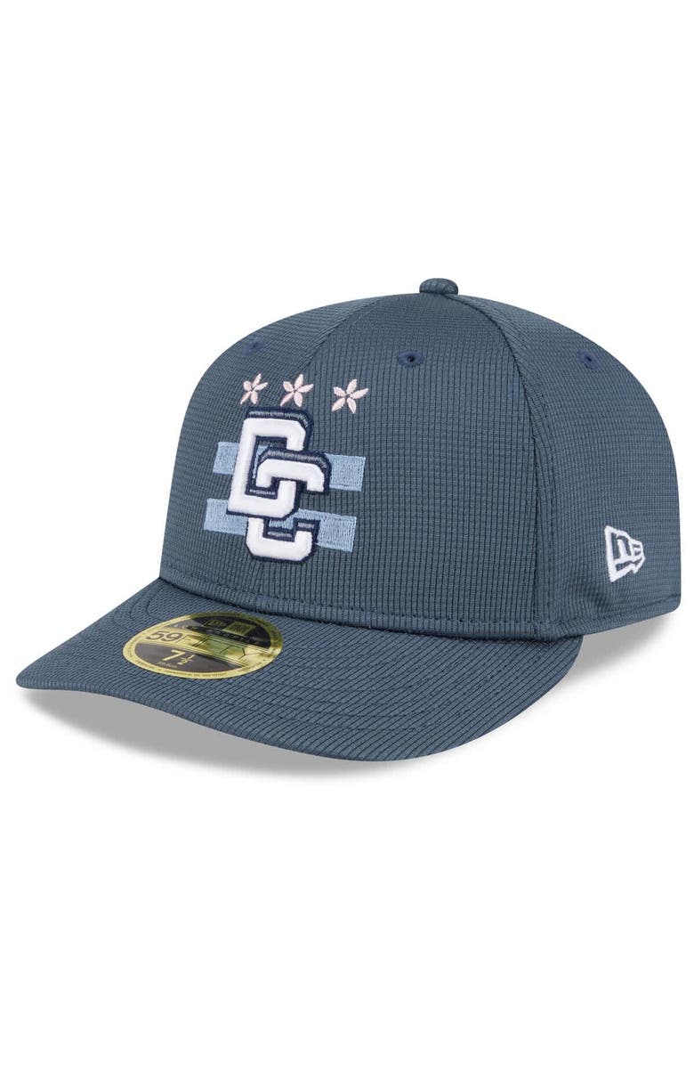 New Era Men's New Era Blue Washington Nationals 2025 City Connect Batting Practice Low Profile 59FIFTY Fitted Hat, Main, color, 