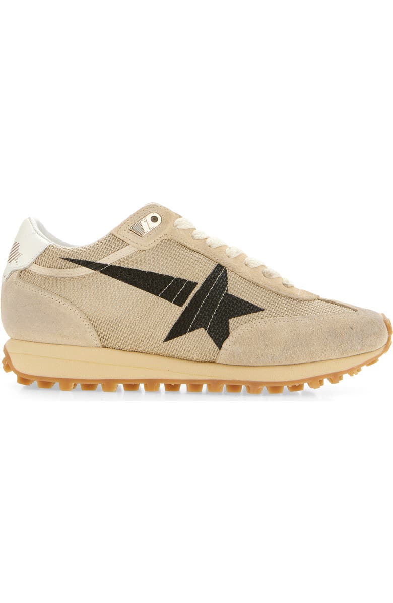 Golden Goose Marathon Running Sneaker, Alternate, color, Beige/ Black