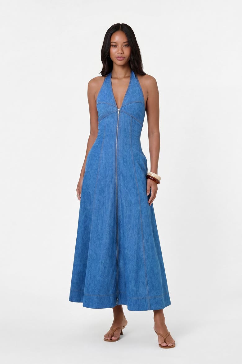 Elsa Dress, Alternate, color, Light Wash